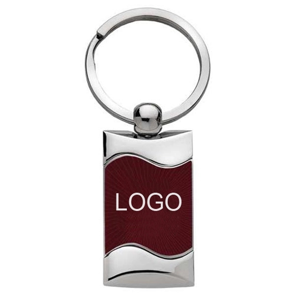 Rectangular Wave Key Chain 1