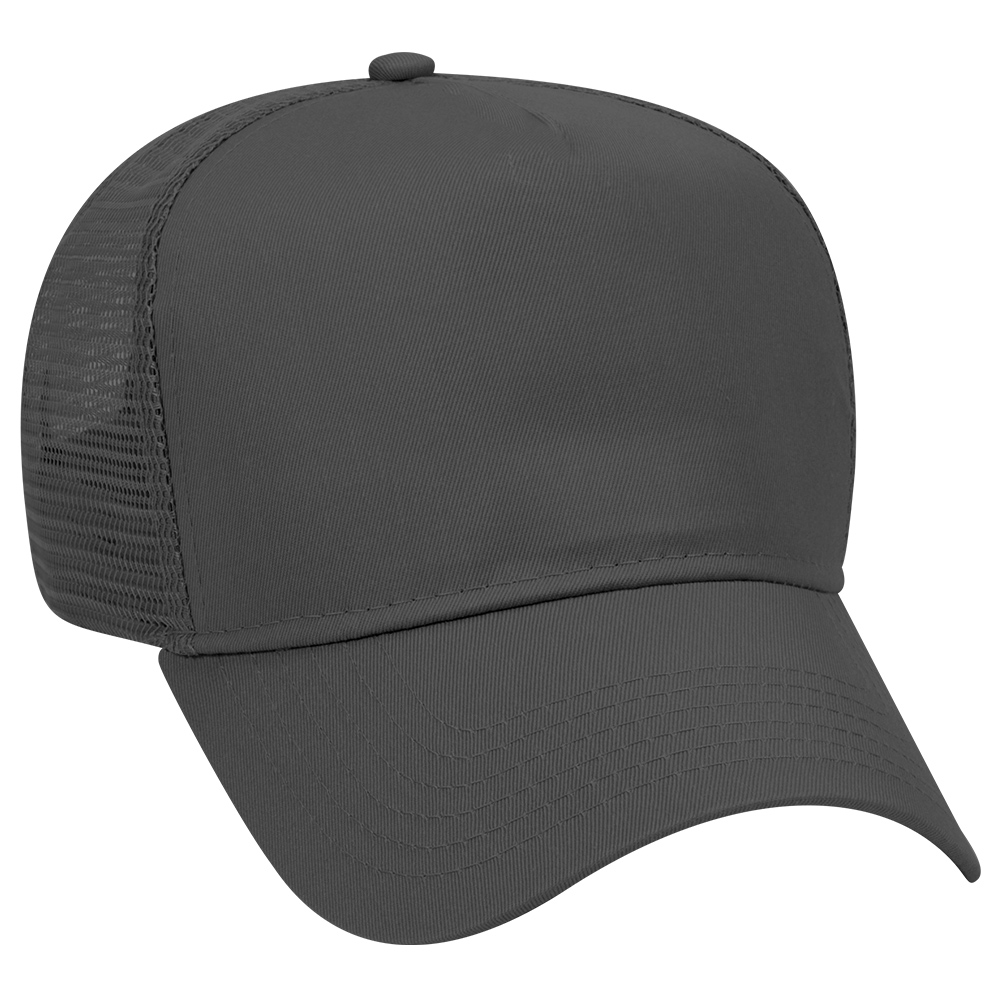 OTTO CAP® 5 Panel Mid Profile Mesh Back Trucker Hat 12