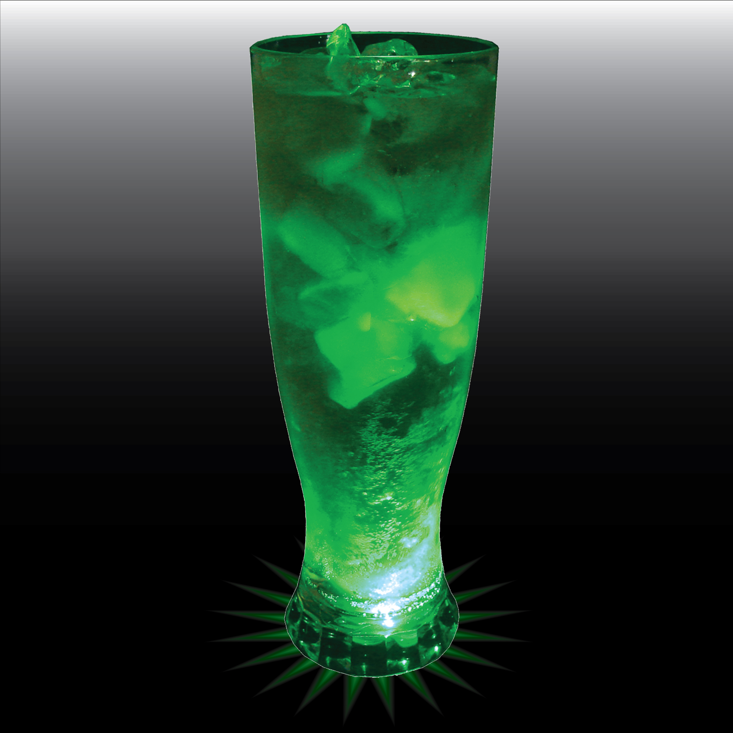 22oz Single Light Tall Fluted Plastic Pilsner Cup 7