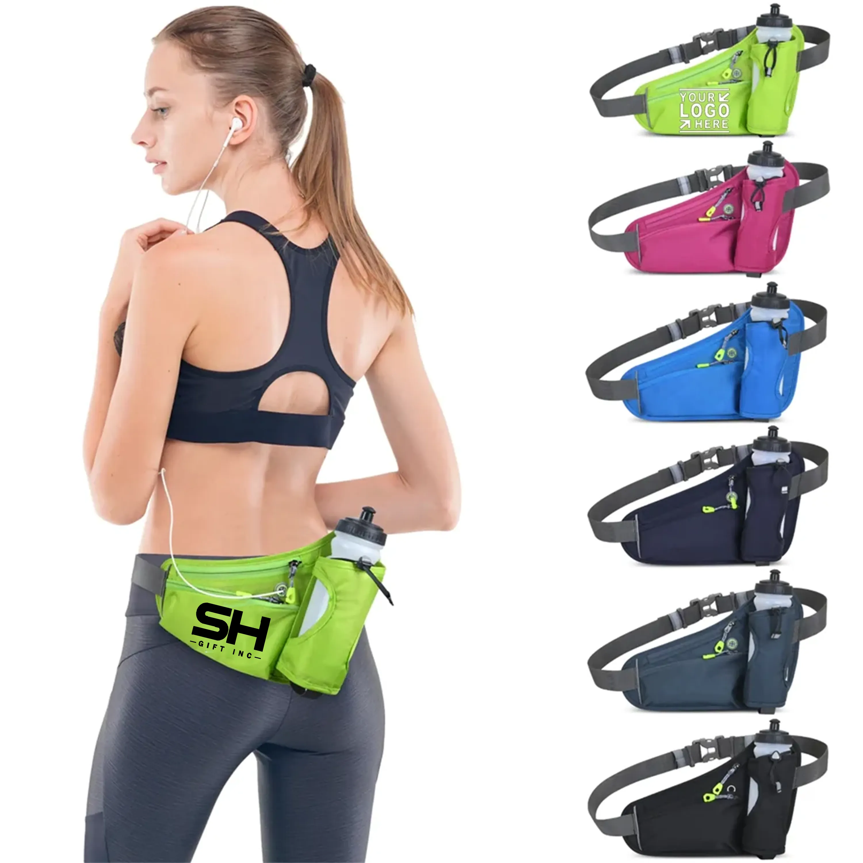 Fanny Pack with Water Bottle Holder 1