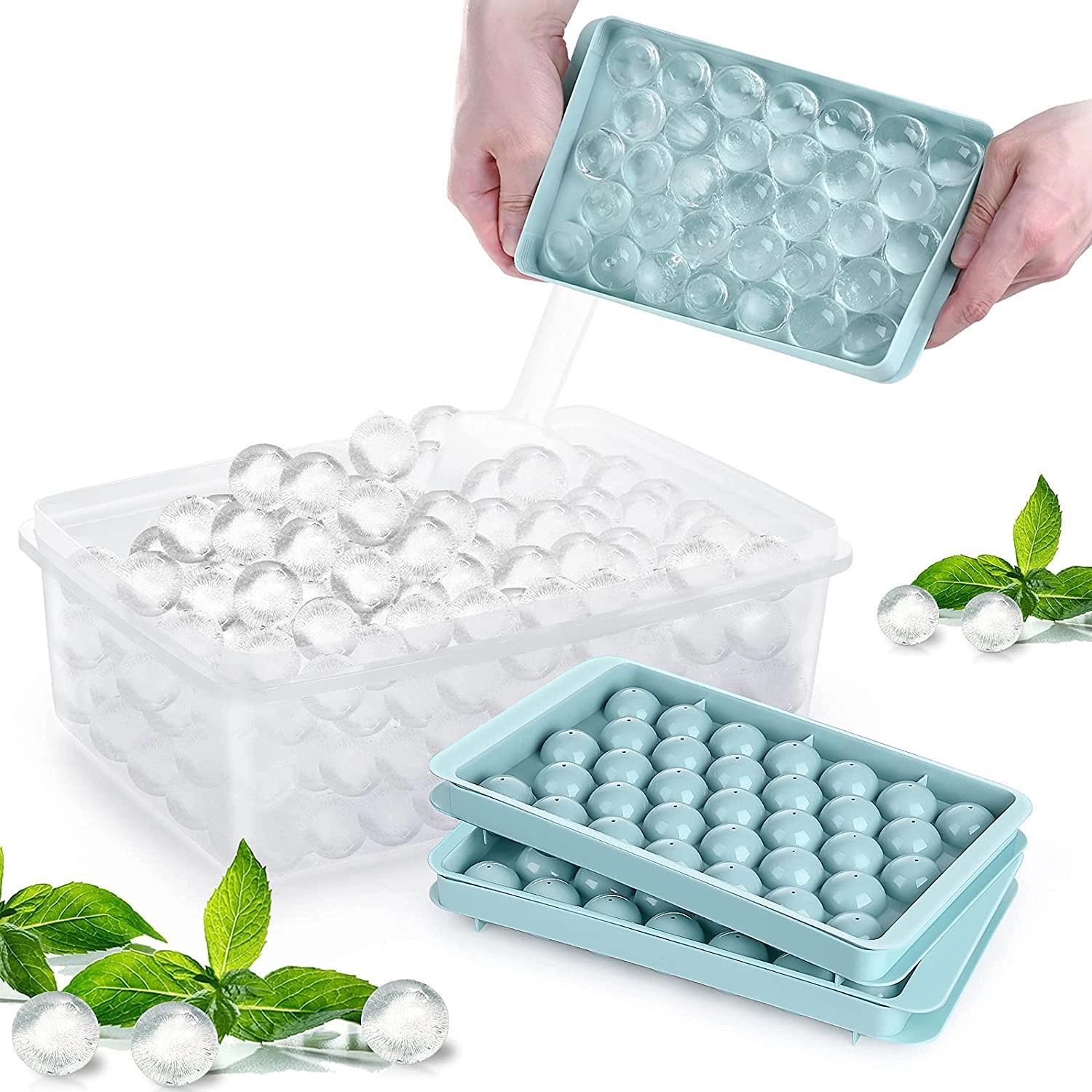 Whisky Puck Mold Round Ice Lattice 3