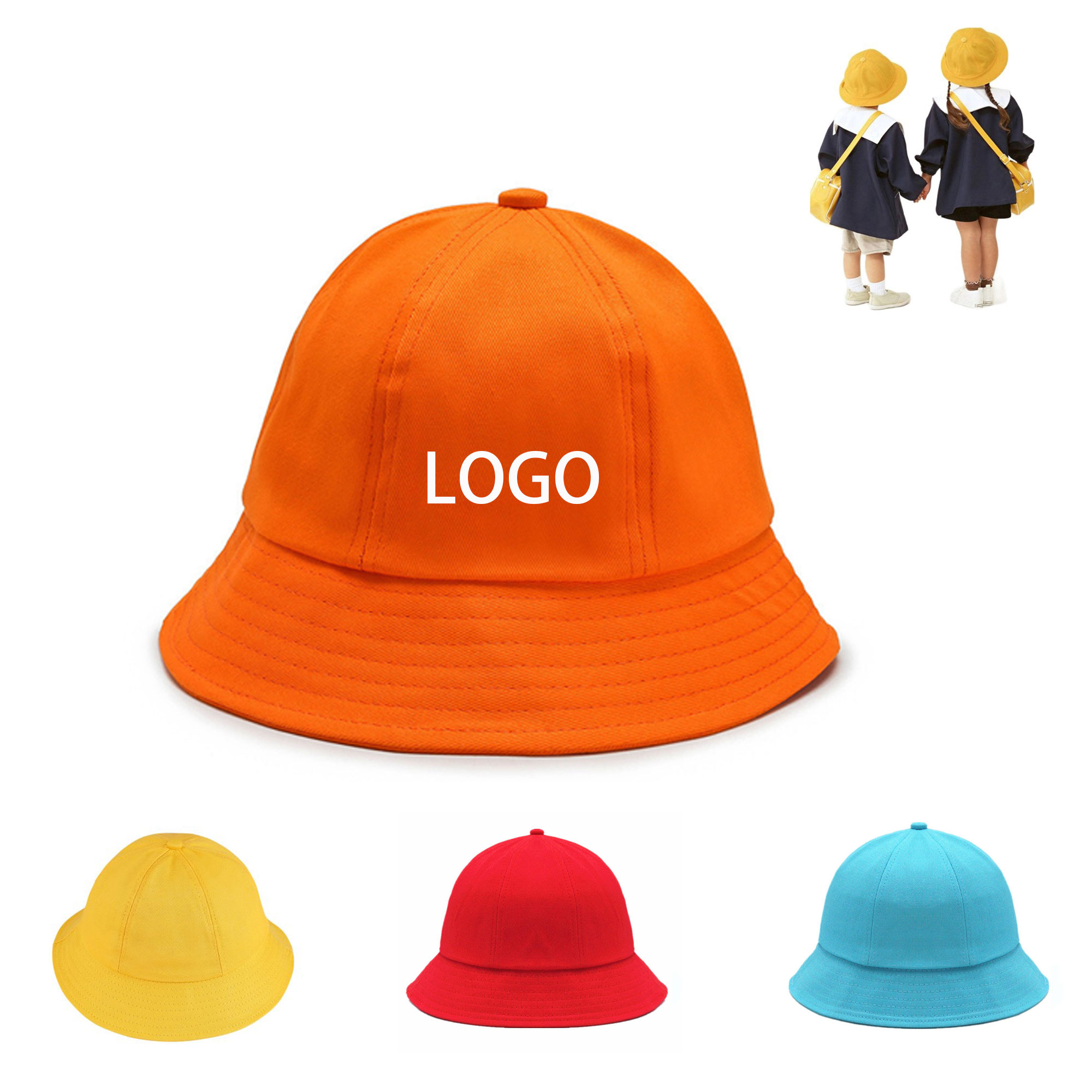 Child Bucket Cap Hat 1