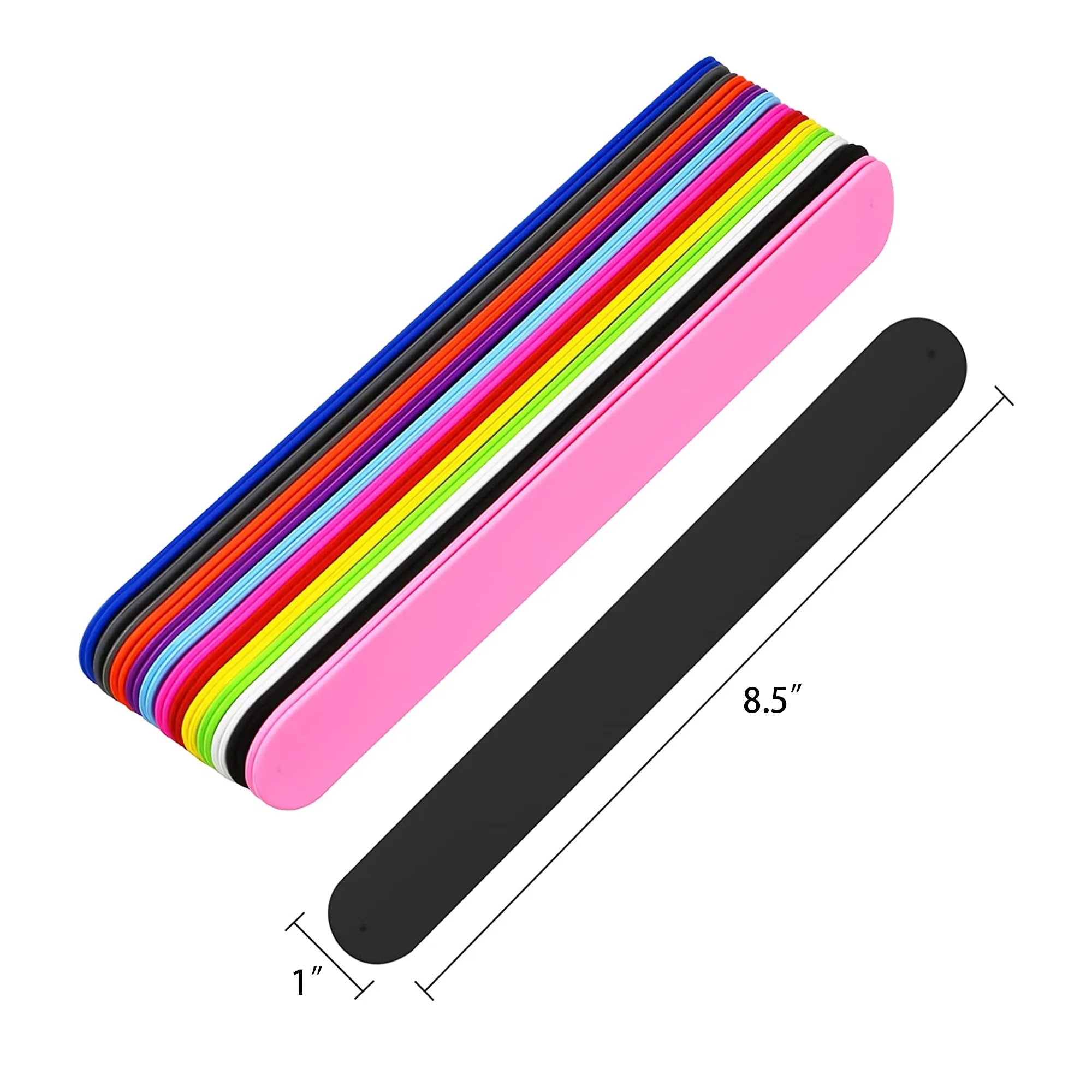 MOQ 20pcs Bulk Silicone Slap Bracelet 2