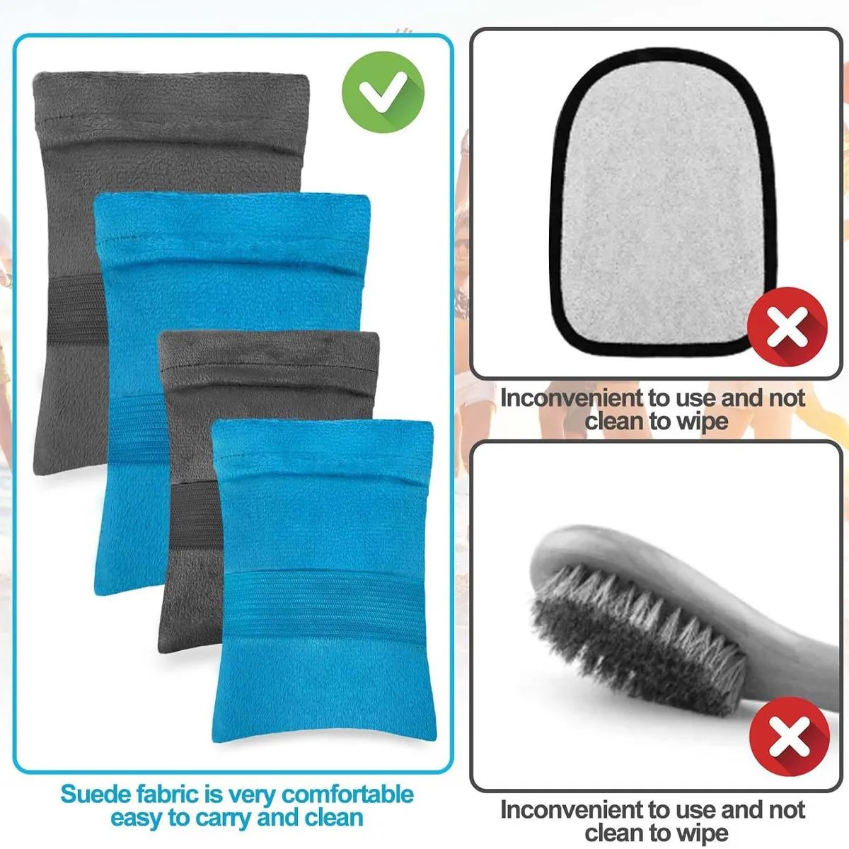 Sand Remover Pouch Vacation Camping Essentials for Beach 6