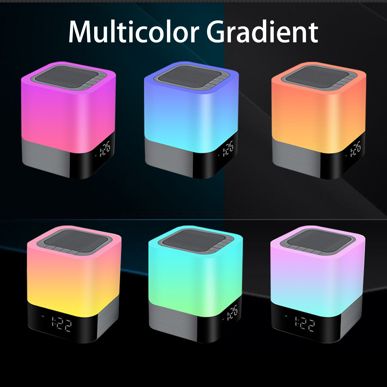 LED Colorful Wireless Bluetooth Speaker 4