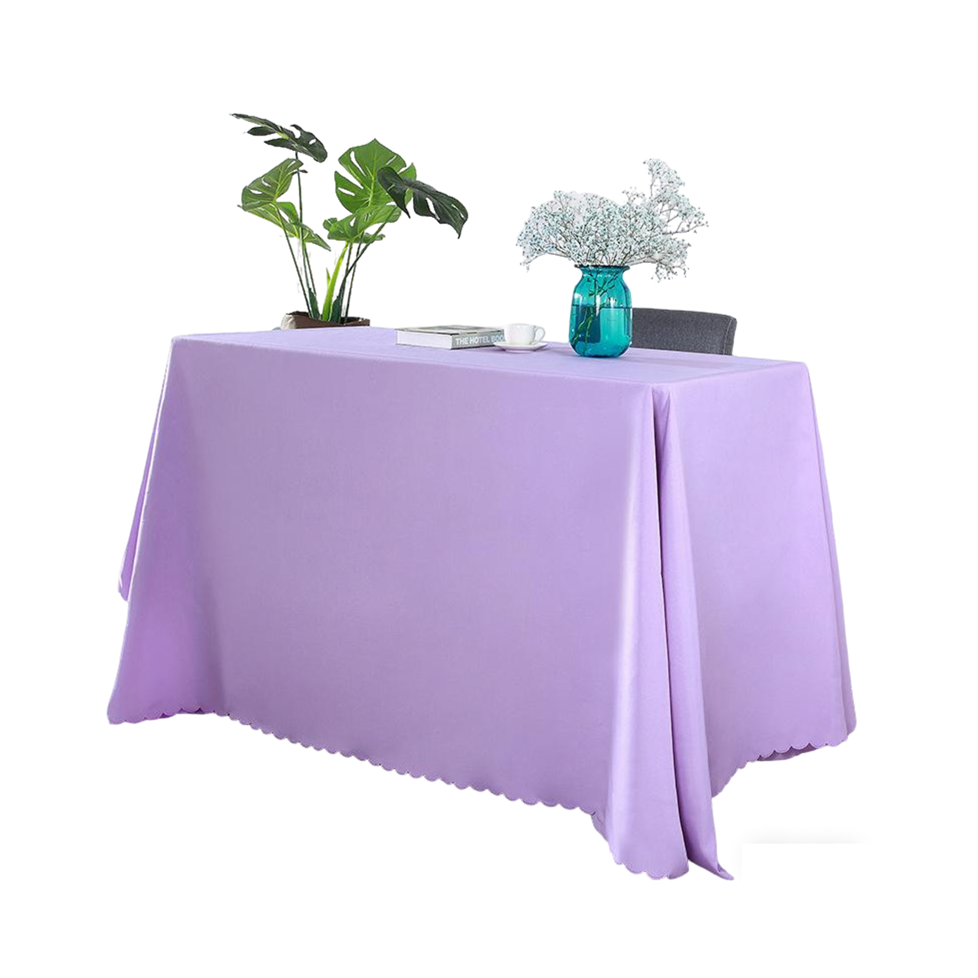 Polyester Tablecloth 102" x 71" With Custom Print 5