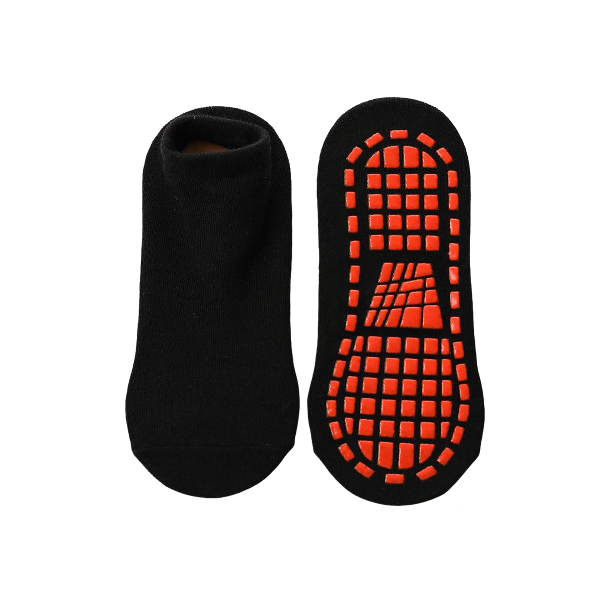 Cotton Grip Trampoline Sock With Anti Slip Sole 9" Length 15