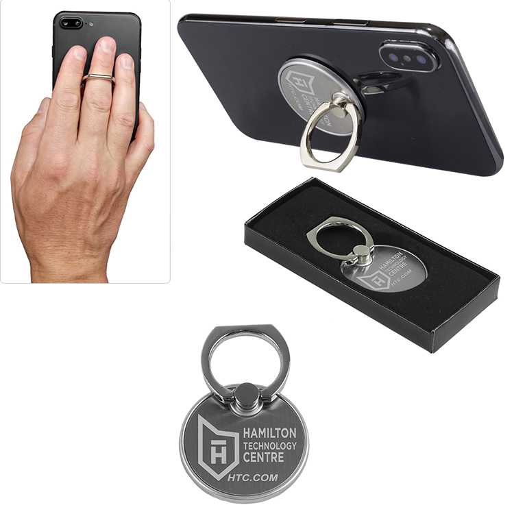 “The Twister” Cell Phone Metal Ring Holder and Stand