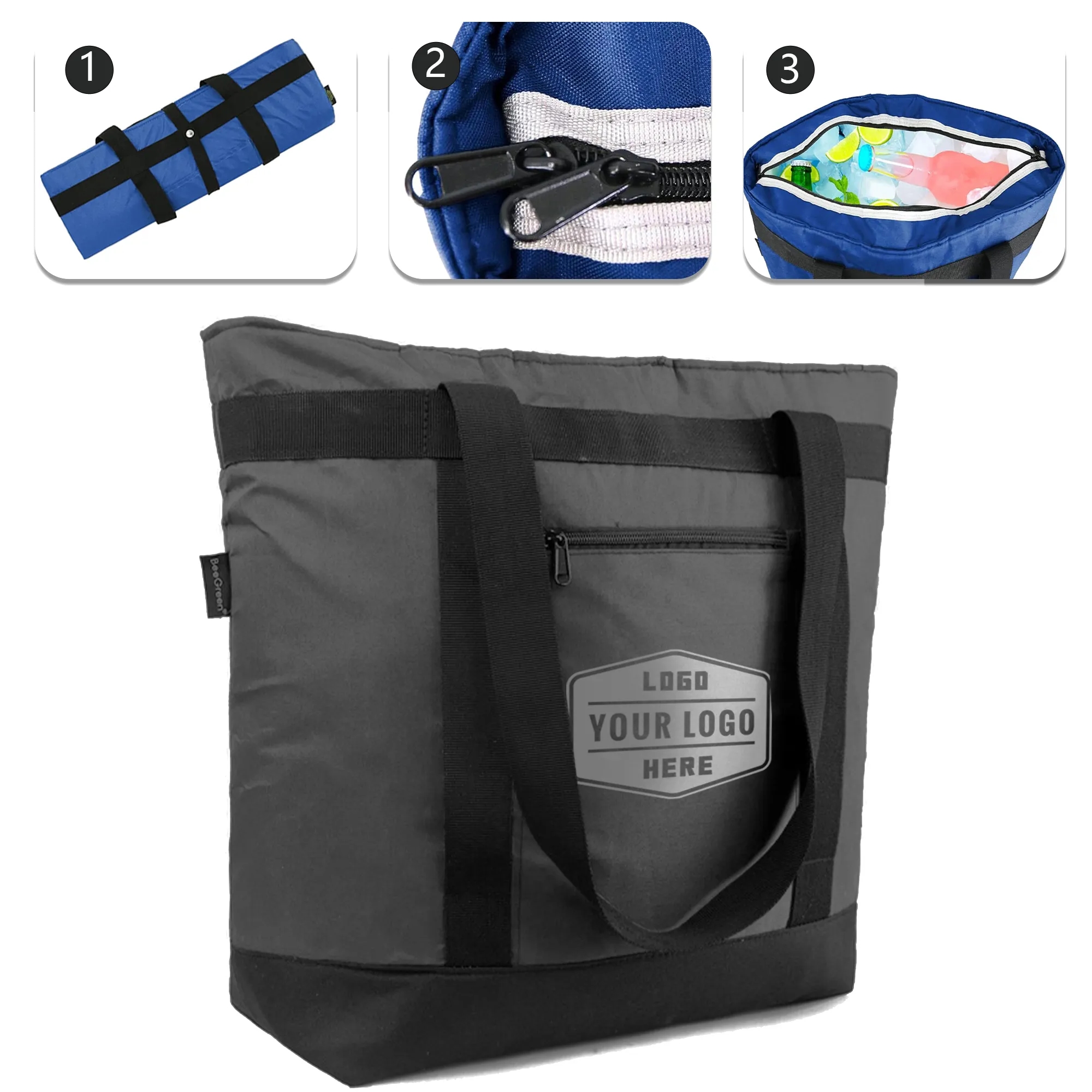 Large Cooler Insulated Thermal Shopping Tote Bags 2