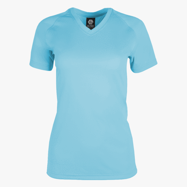 #E117 / Basic Training Women's V-Neck Raglan Tee 1