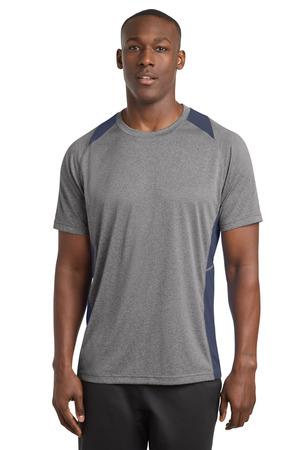 Sport-Tek Heather Colorblock Contender Tee. ST361 5