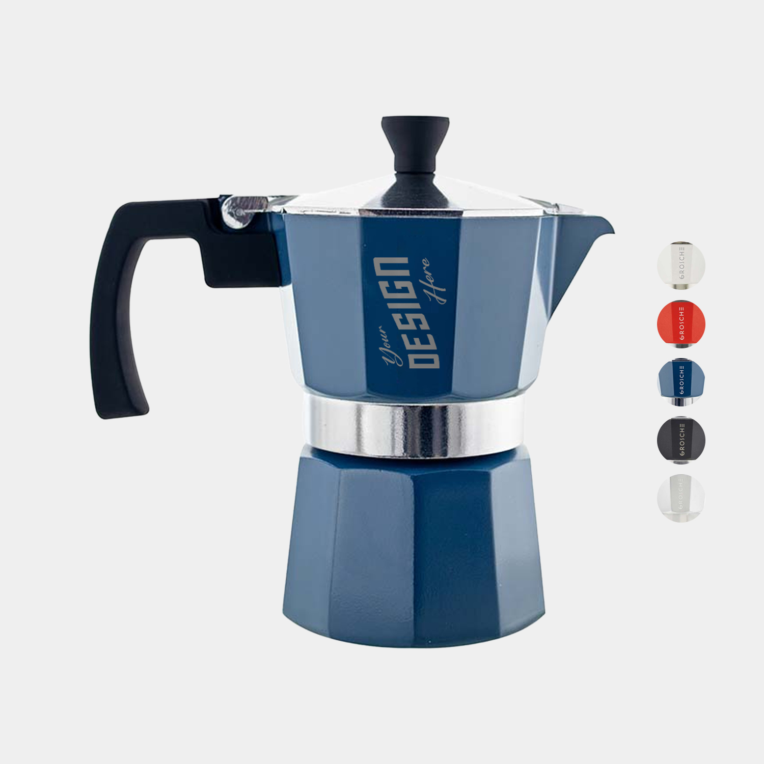 GROSCHE® MILANO 3 Cup Stovetop Moka Pot Espresso Coffee Maker 5