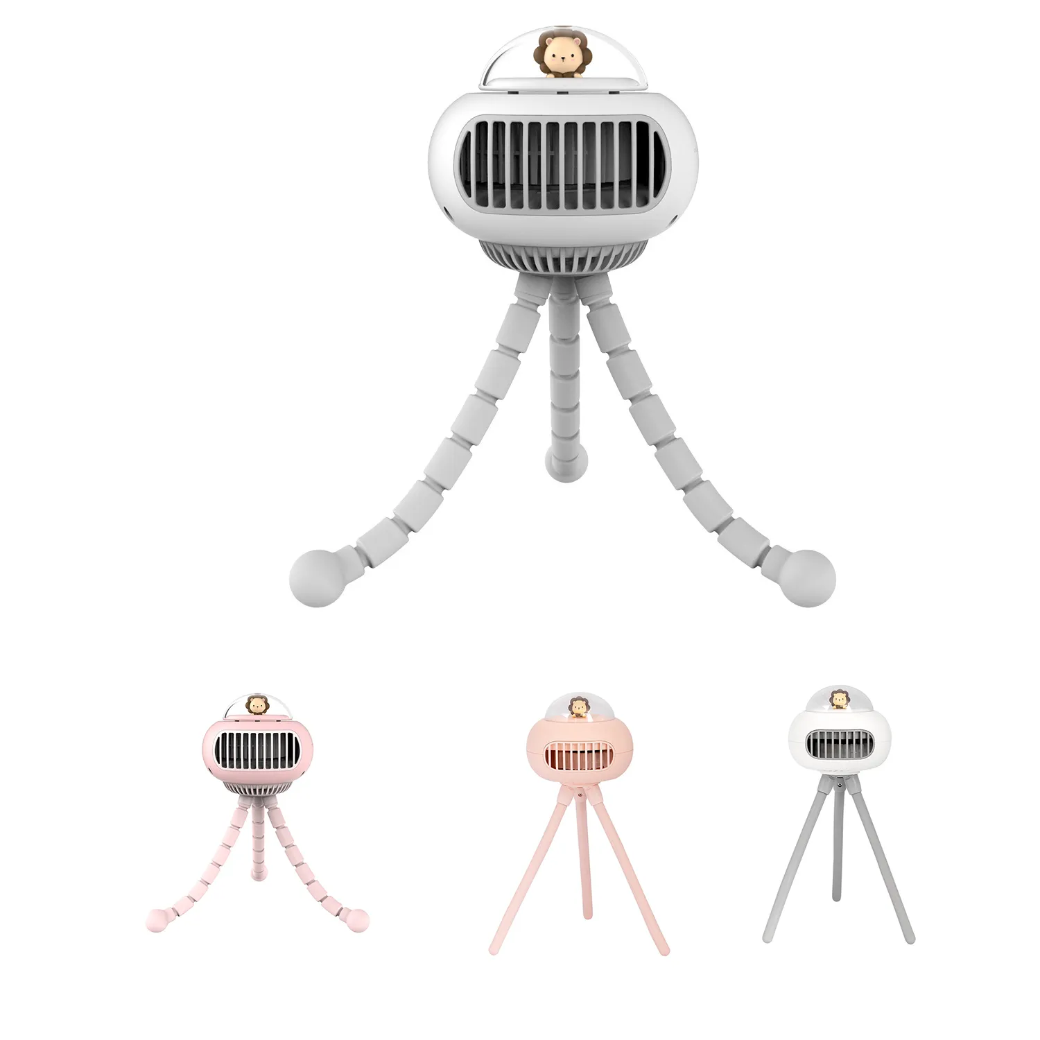 Octopus Leafless Stroller Fan 1