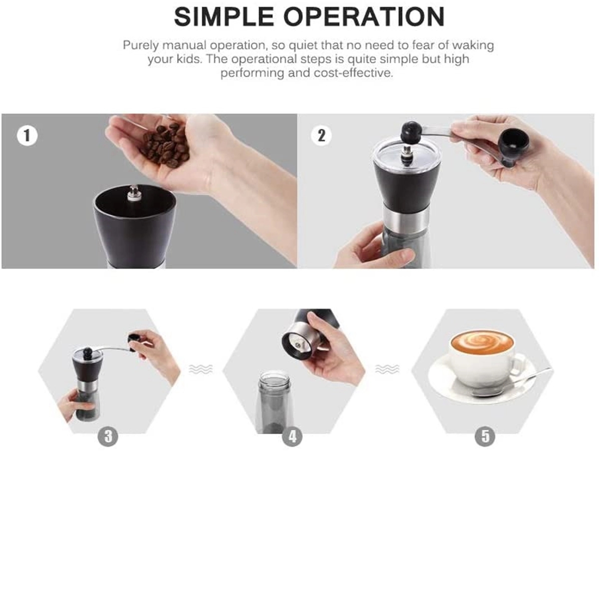 Portable Manual Coffee Grinder 5