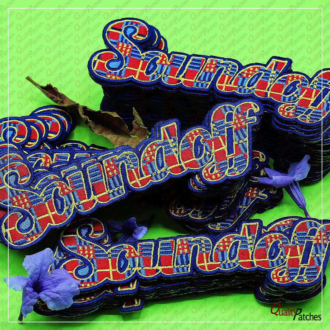 Custom Die Cut Embroidered Patches 78