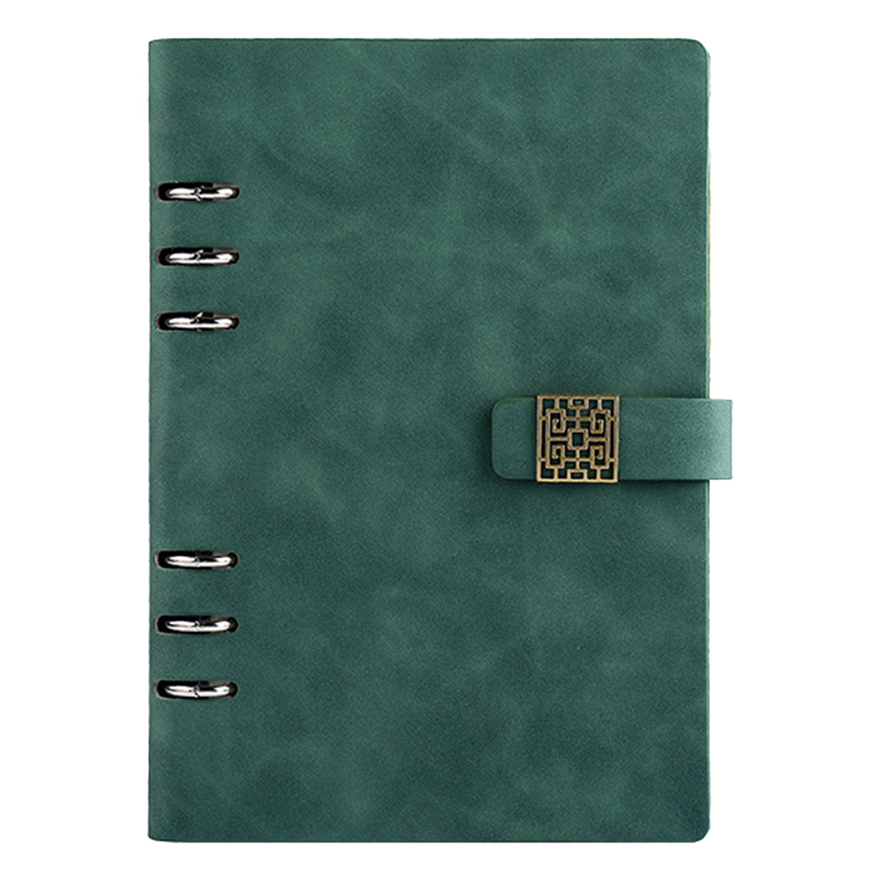 Refillable 6-Rings Notebook W/ Magnetic Window Gille Closure 5