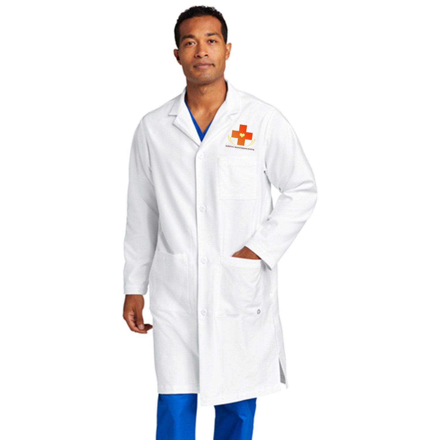 WonderWink® Men's Consultation Lab Coat 5