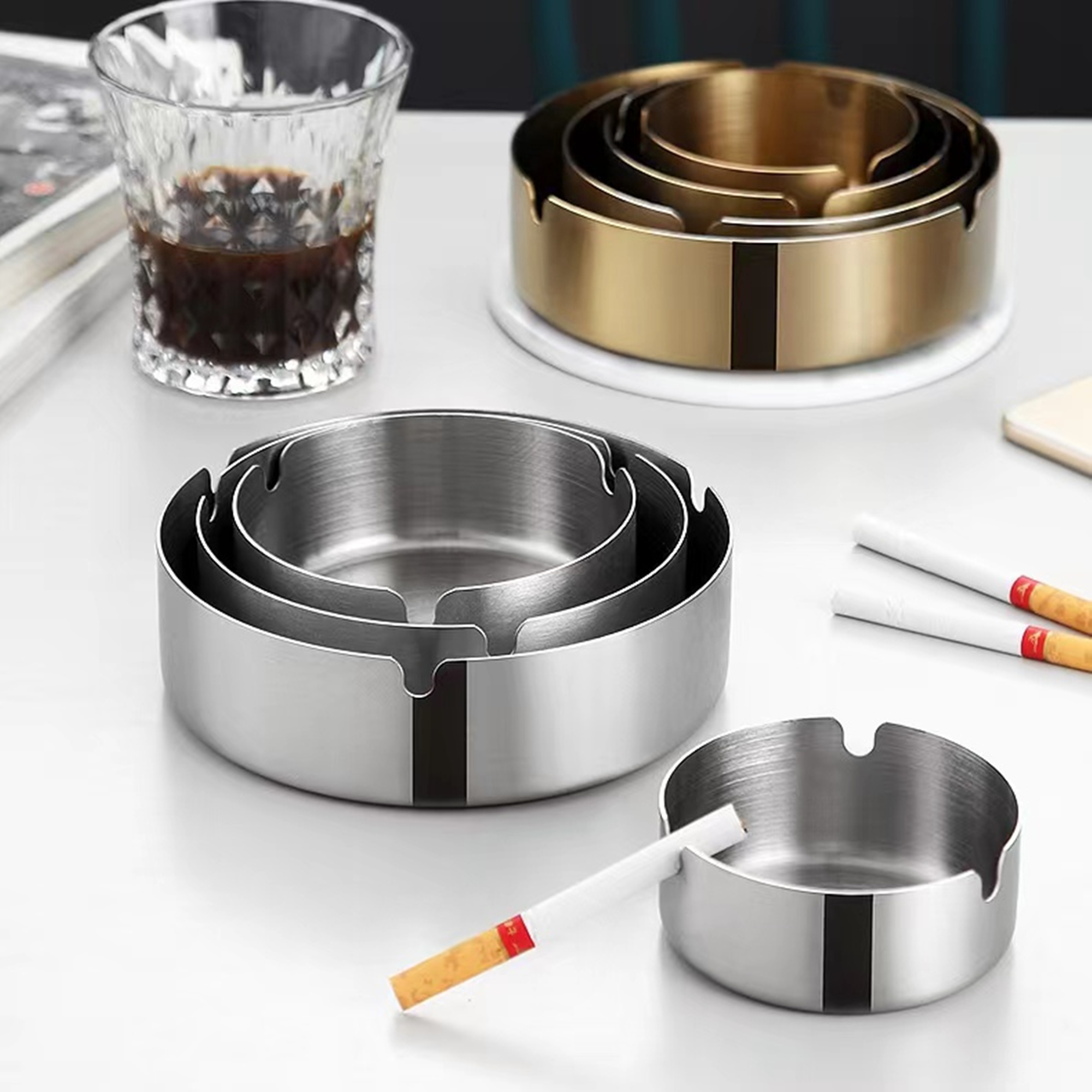 Stainless Steel Ashtray 3