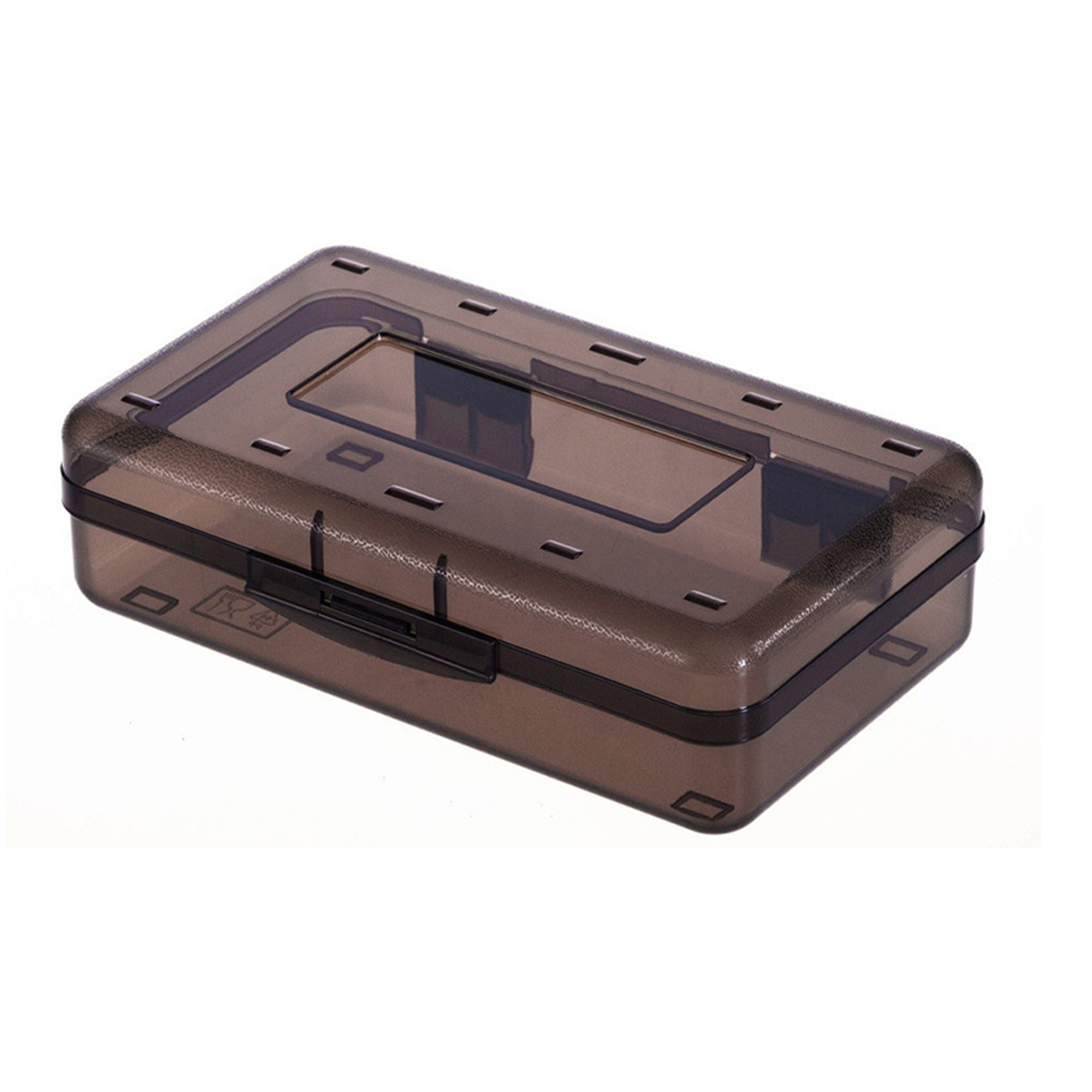 Utility Large Capacity Clear Polypropylene Pencil Box Case 17