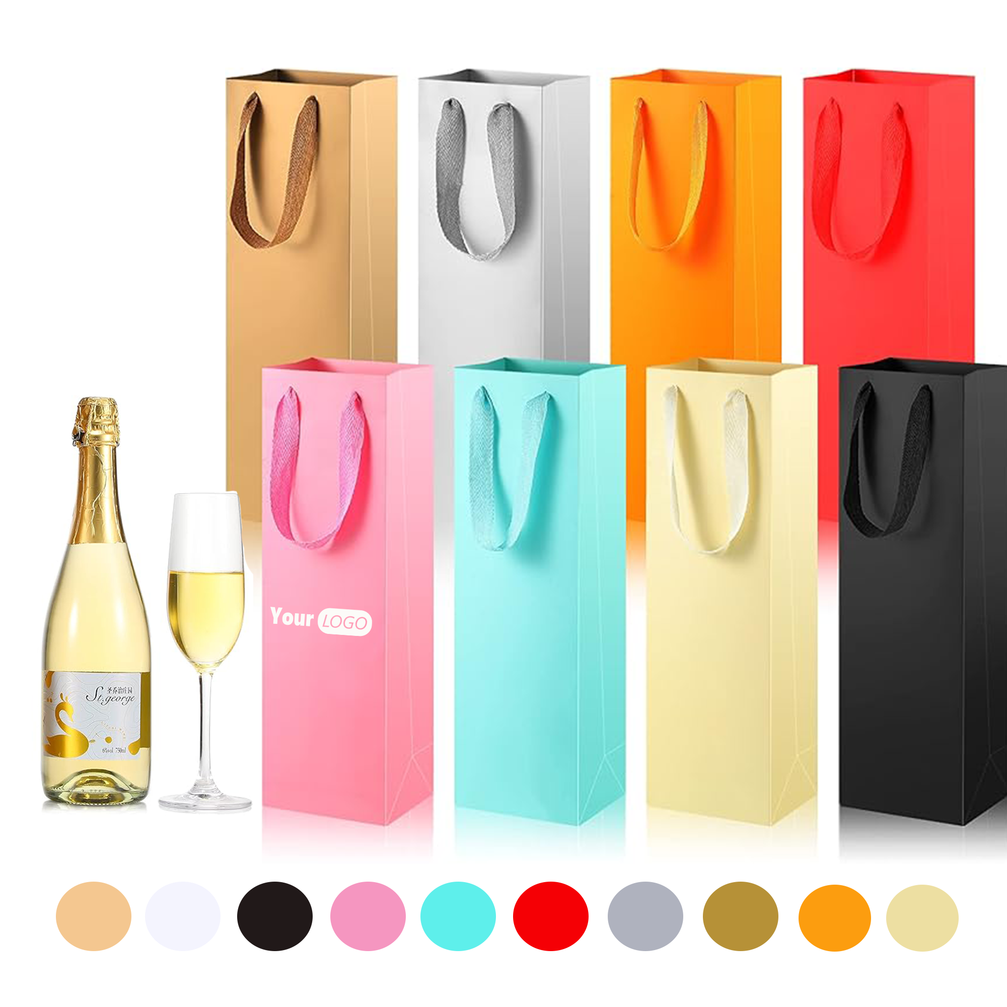 Wine Gift Bag With Handle 2