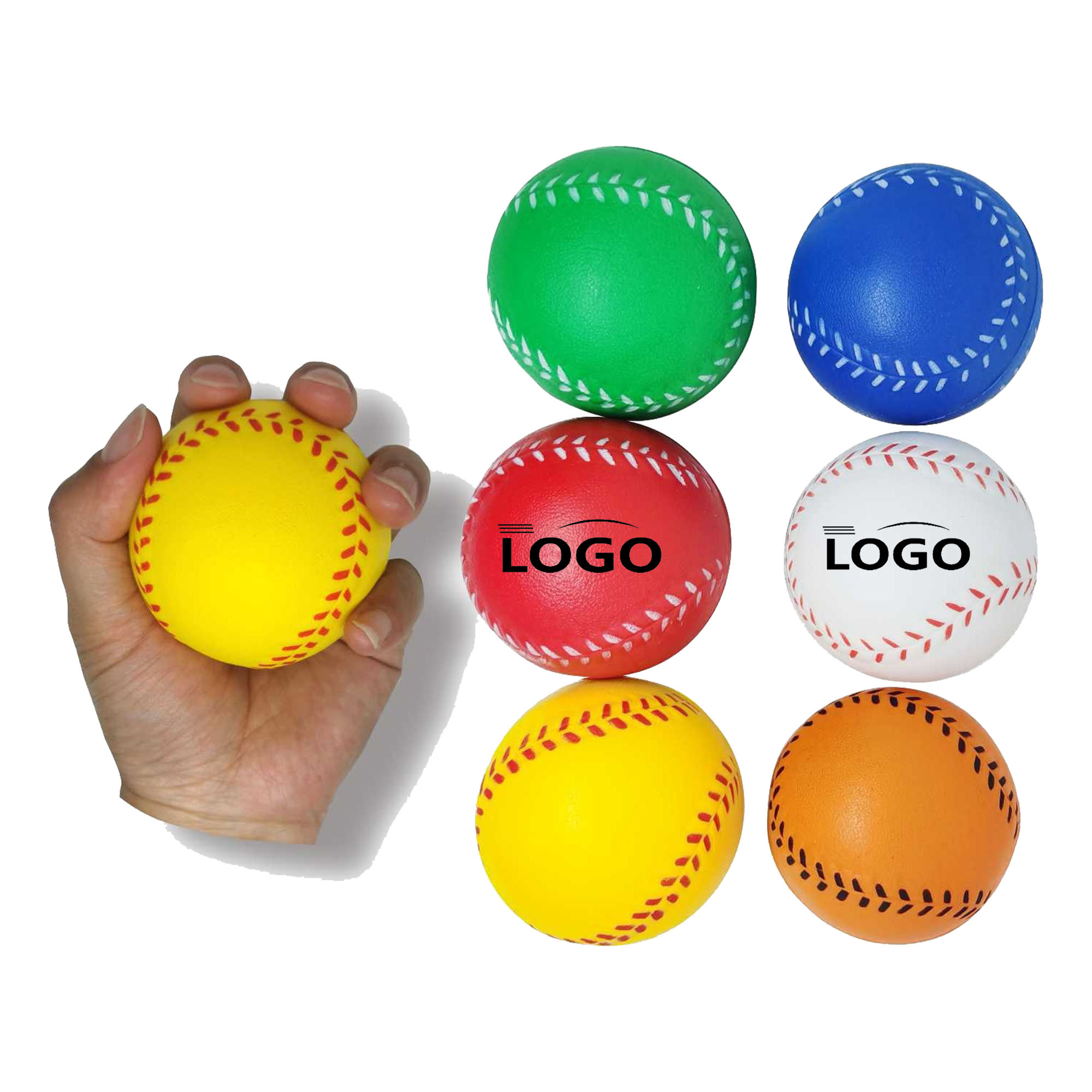 MOQ 50 pcs Customizable PU Foam Baseball For Kid And Pet 1
