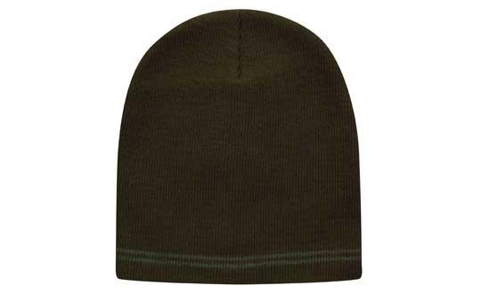 Skull Acrylic Beanie - Toque with Stripes 9