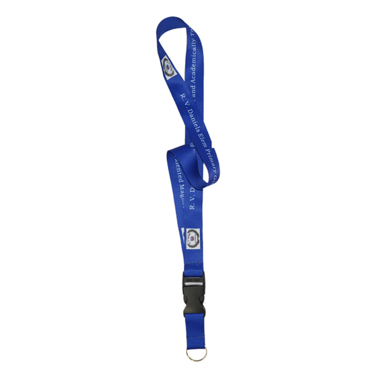 1" Polyester Full color Lanyards with Buckle Release 2