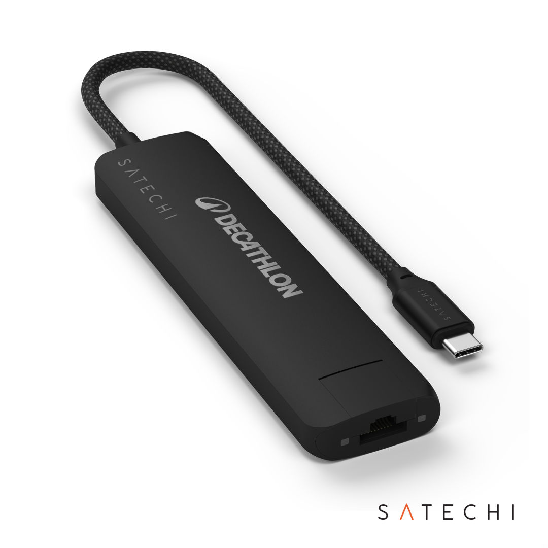 SATECHI® 7-in-1 USB-C Slim Multiport Adapter w/Ethernet