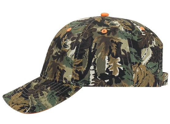 OTTO CAP® Camouflage 6 Panel Low Profile Baseball Cap 9
