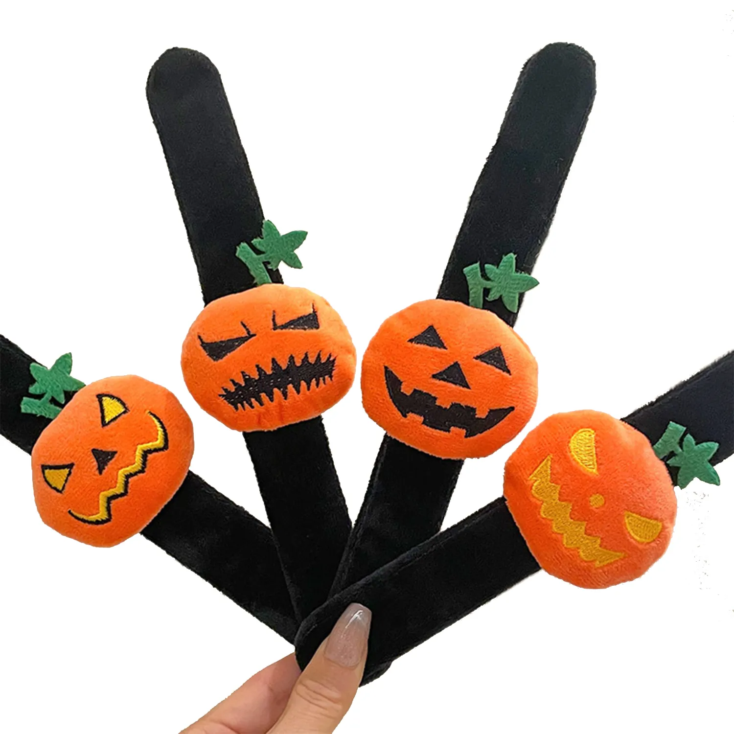 Funny Furry Pumpkin Bracelet for Halloween Party 5