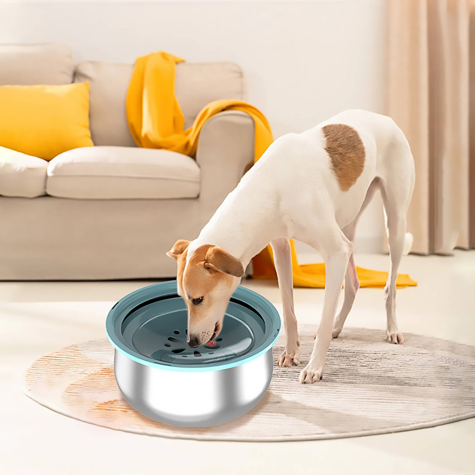 Stainless Steel Large Capacity Pet Water Bowl 1