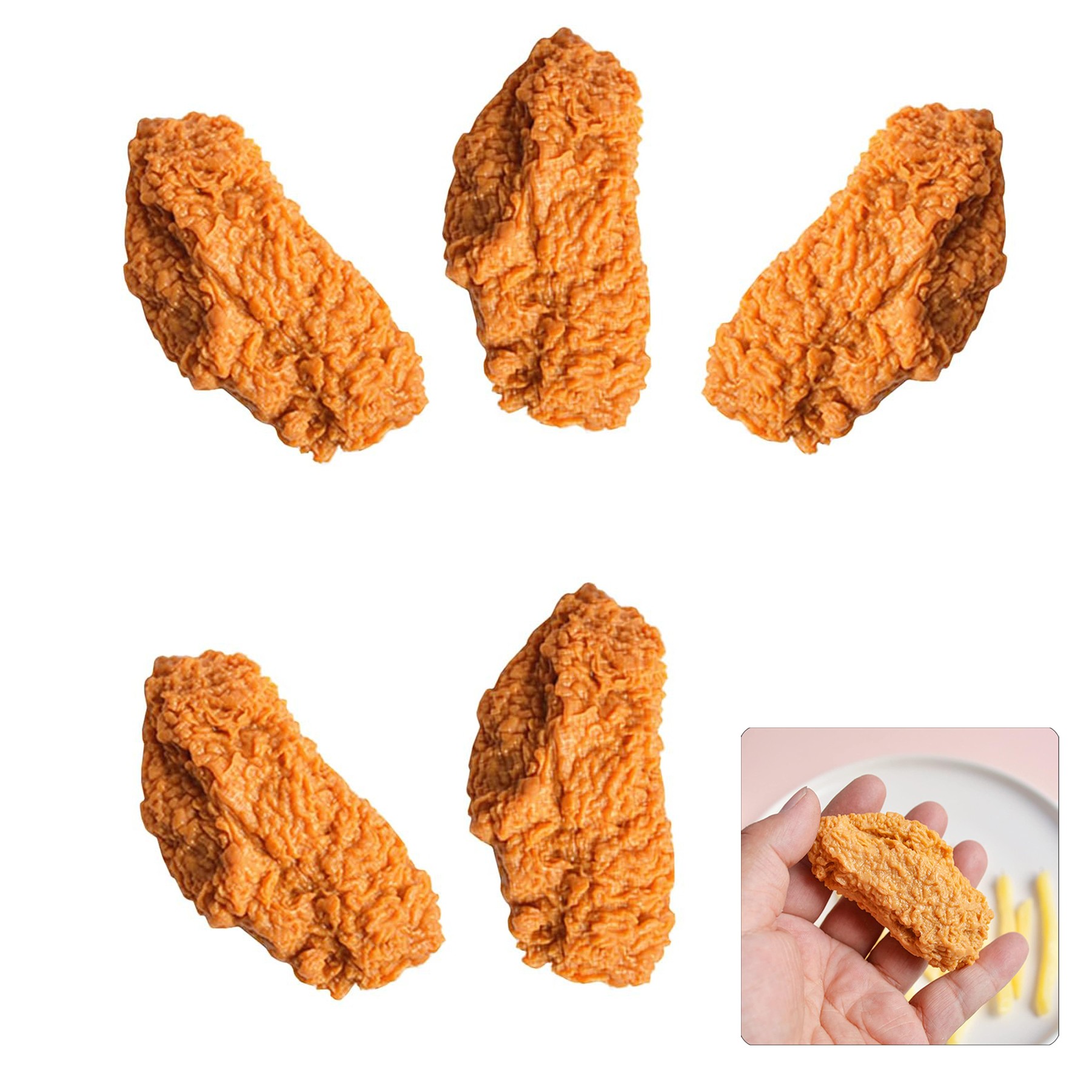 6 Pcs Simulated Chicken Wings 1
