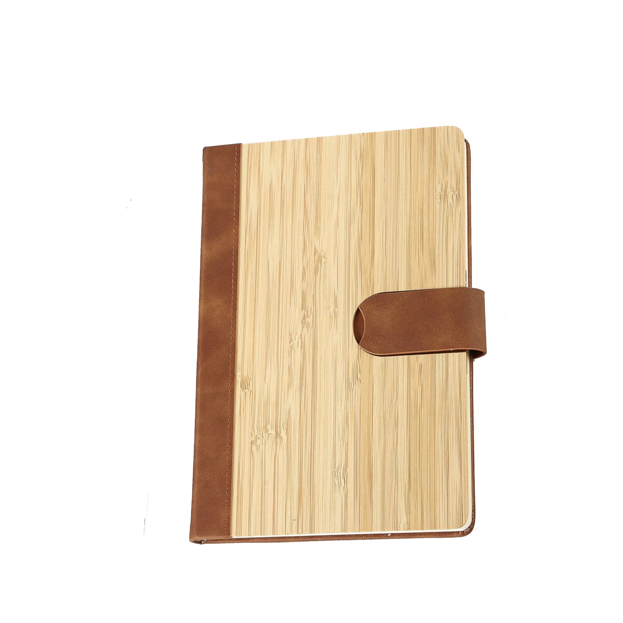 200Pages A5 Bamboo Lined Journal Notebook Magnetic Buckle 9