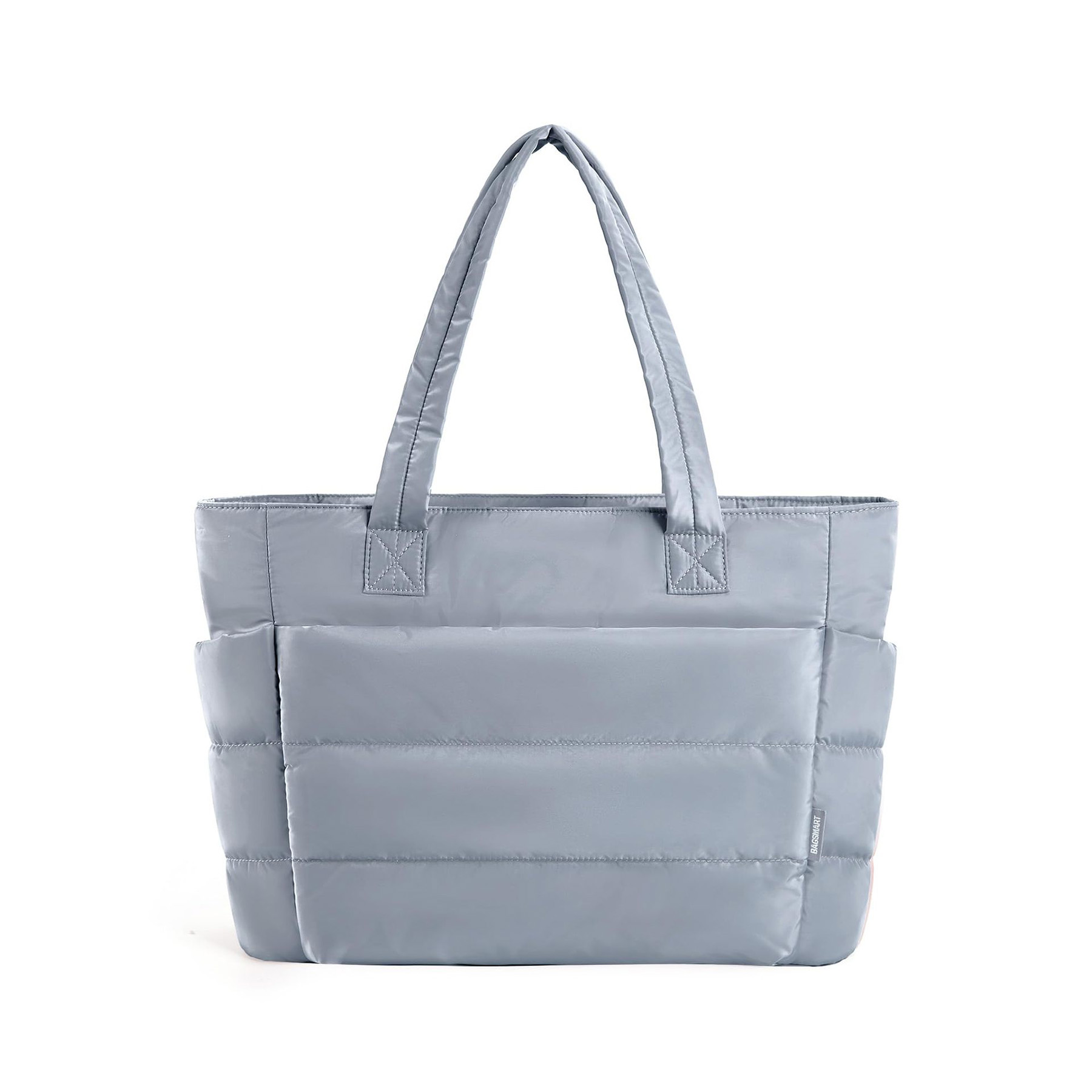 Lightweight Puffy Tote Bag with Compartments, custom tote bag with logo imprint 8
