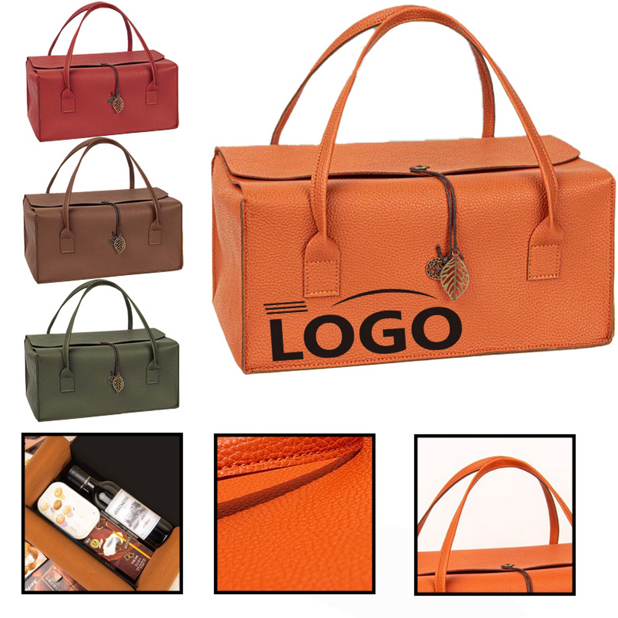 Business High-End Leather Gift Wine Gift Box 2
