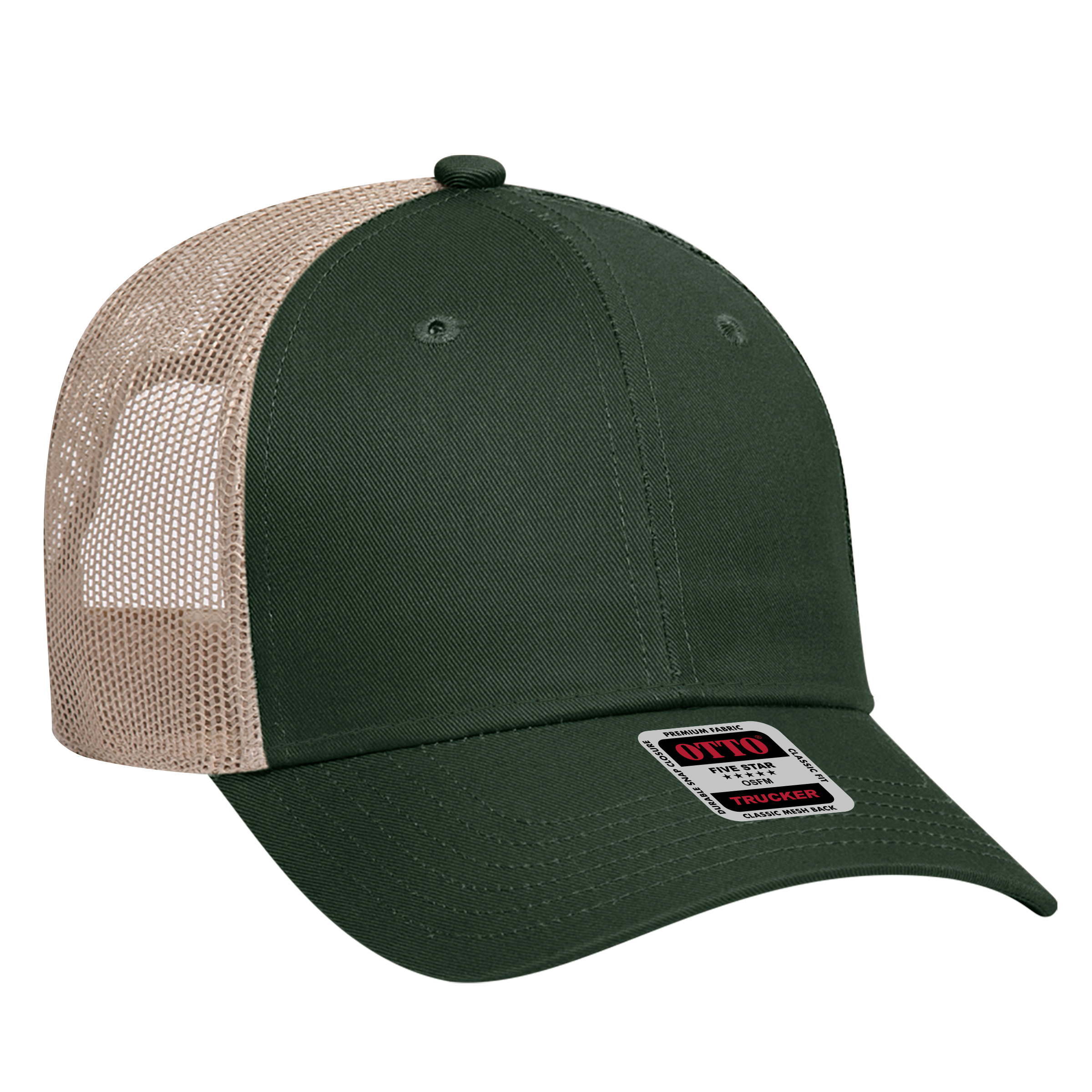 OTTO CAP® 6 Panel Low Profile Mesh Back Trucker Hat 60