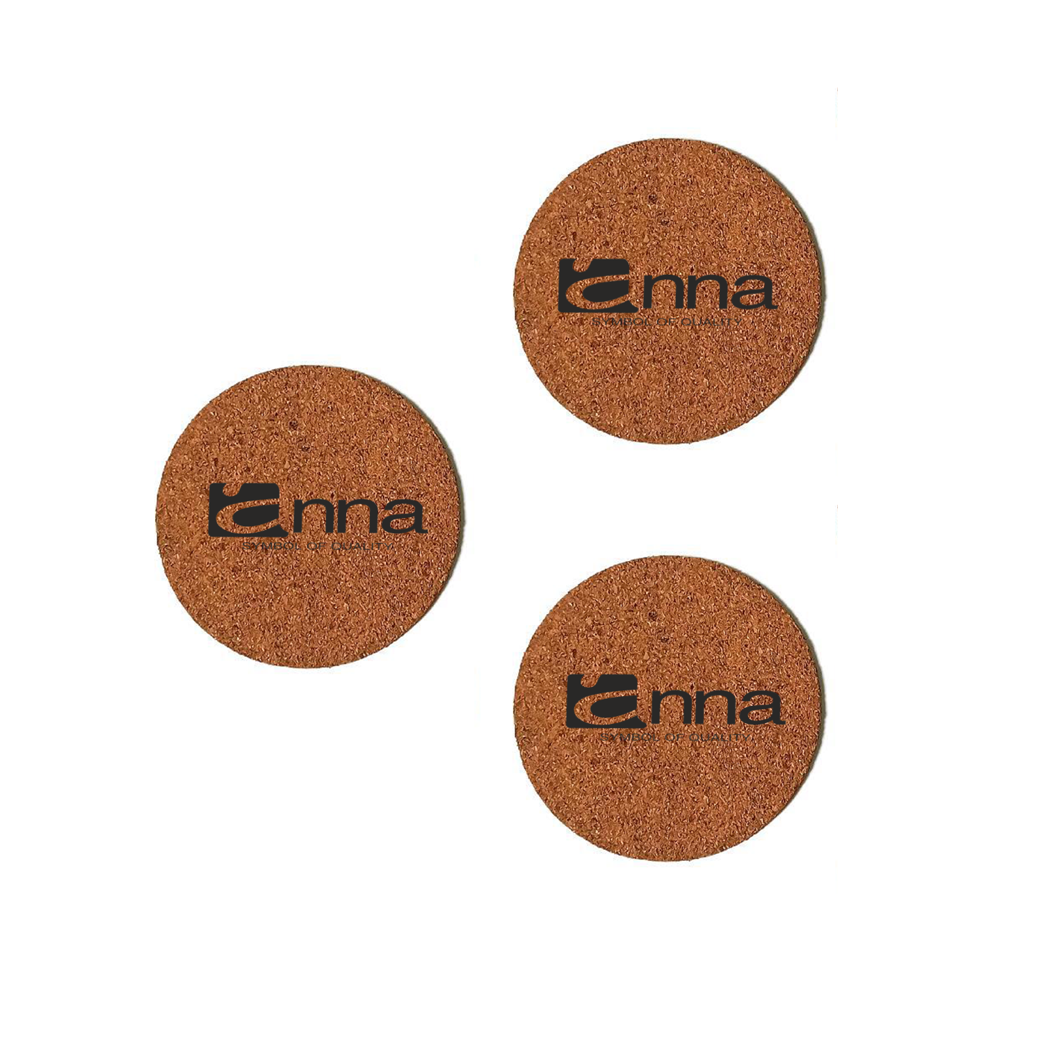 Round Car Cork Coaster 2
