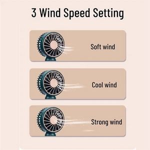 3 Speed Powerful Handheld Fan 16