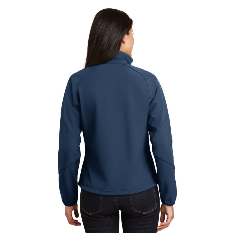 Port Authority Women's Textured Soft Shell Jacket. 8