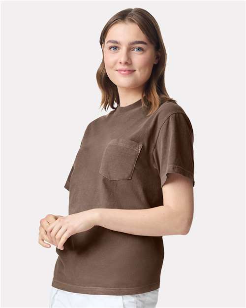 Unisex Garment-Dyed Heavyweight Pocket T-Shirt - 6030 28