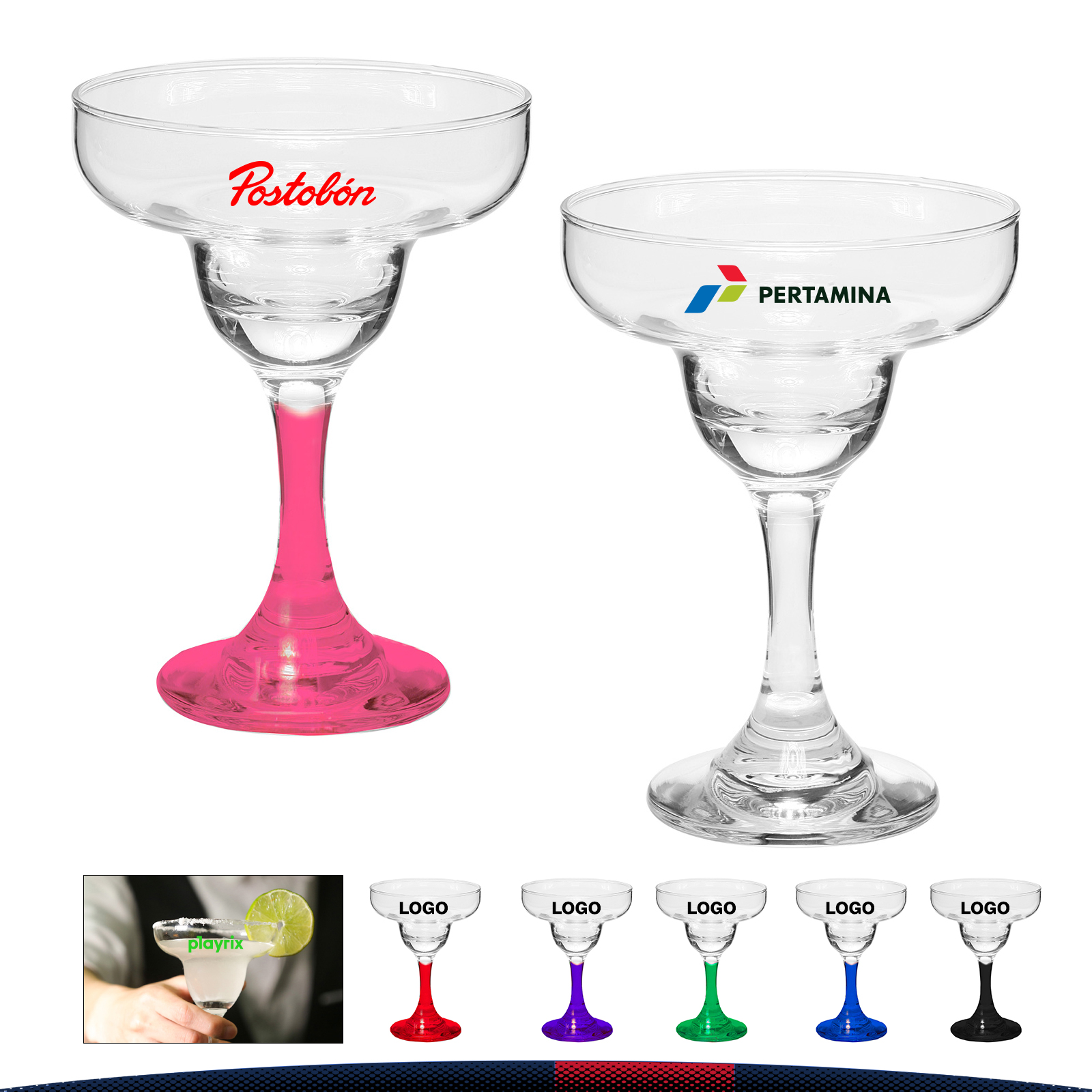 9 oz. Tenby Margarita Glasses 8