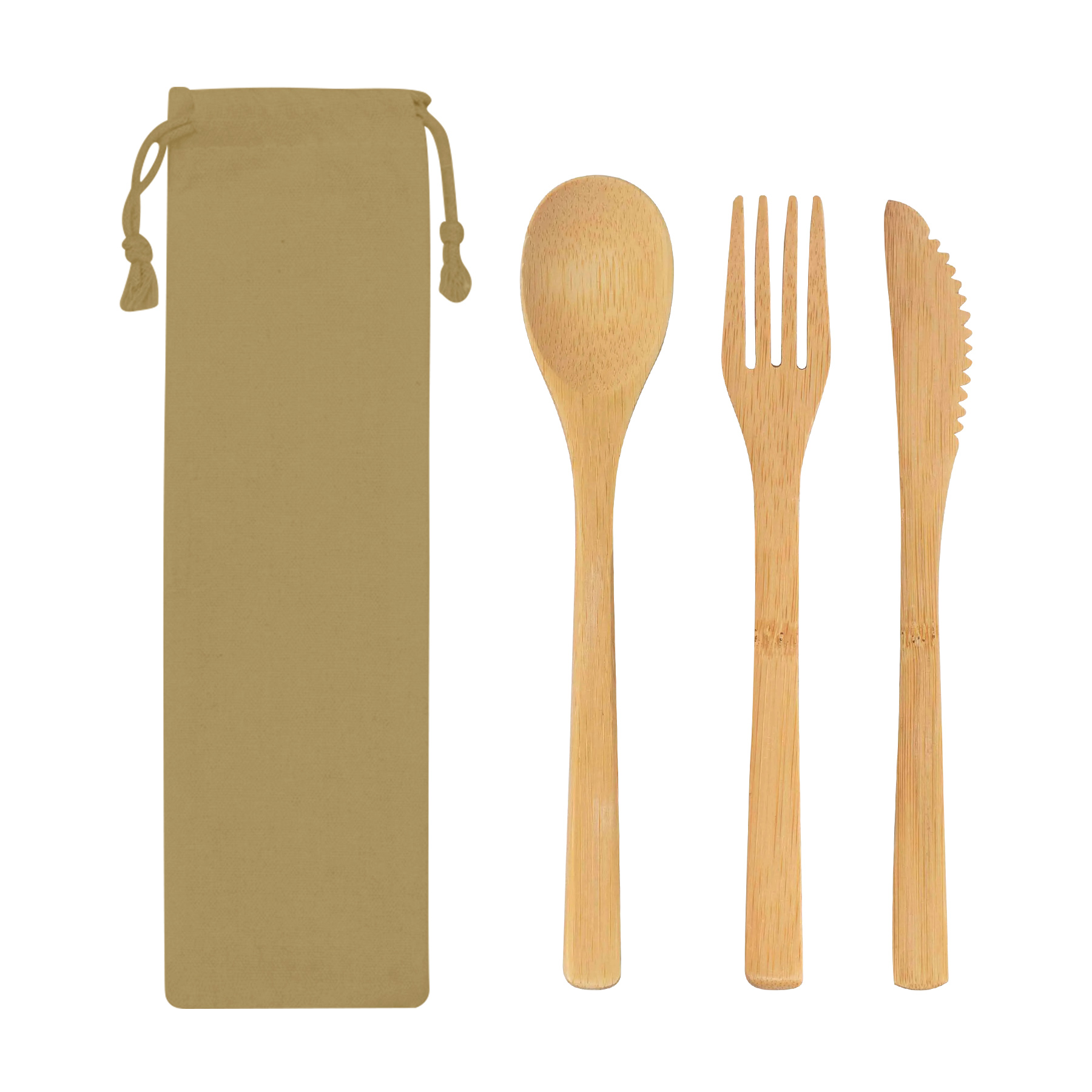 Reusable Bamboo Utensils Cutlery Set 7