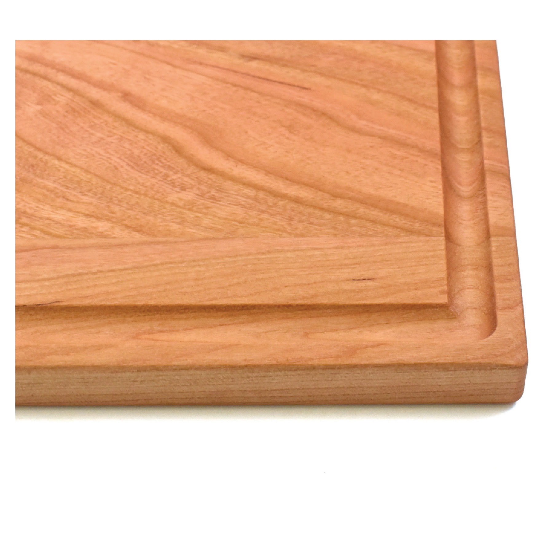 8" x 12" Cherry Rectangular Cutting Board with Juice Groove 2