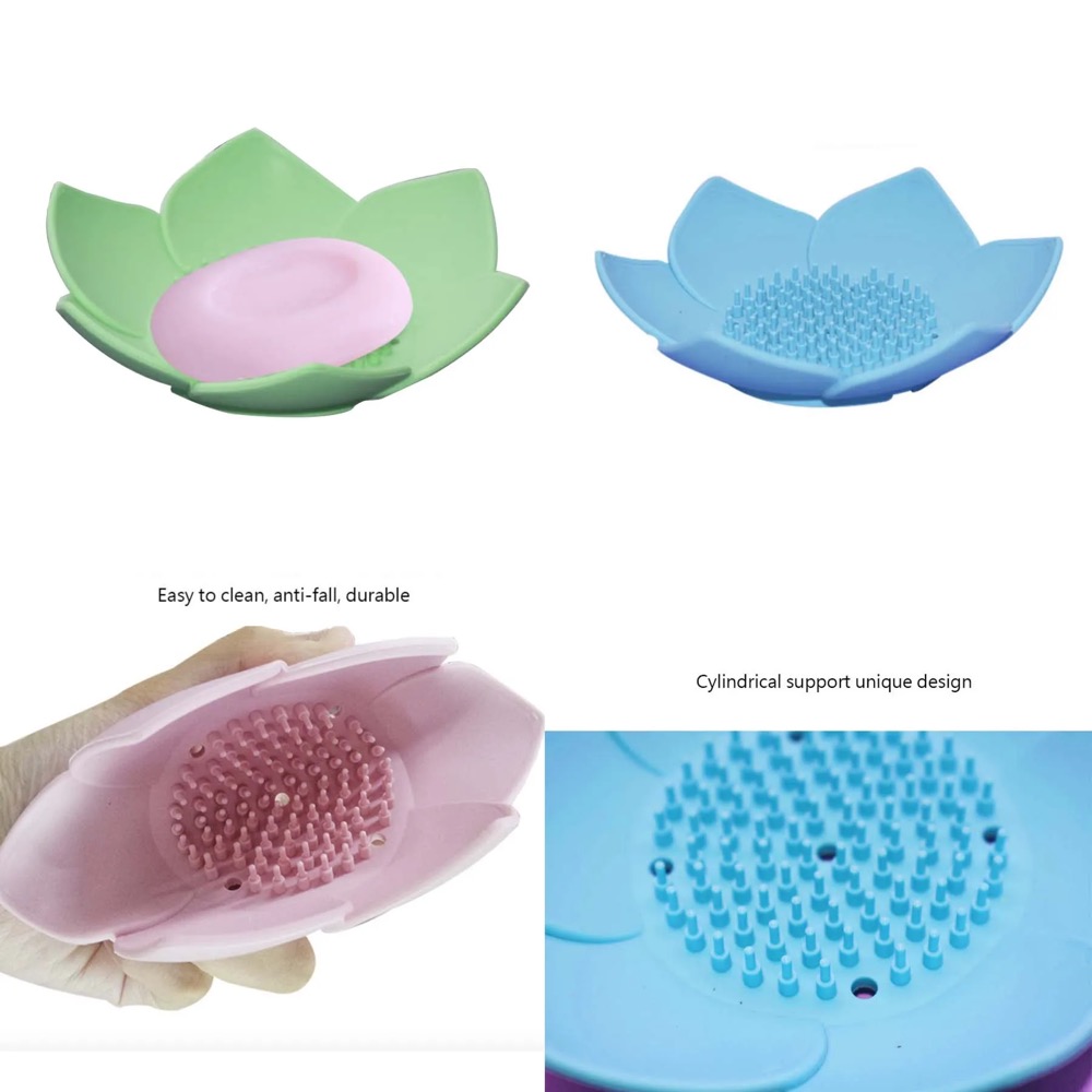 Silicone Soap Dish With Drain Hole 3