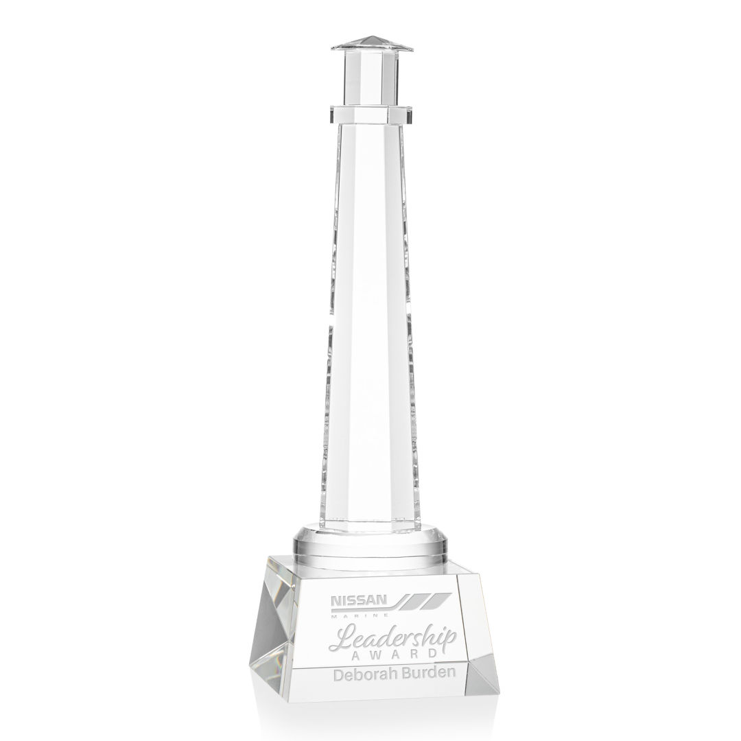 Lighthouse Award on Robson Base - Clear 3