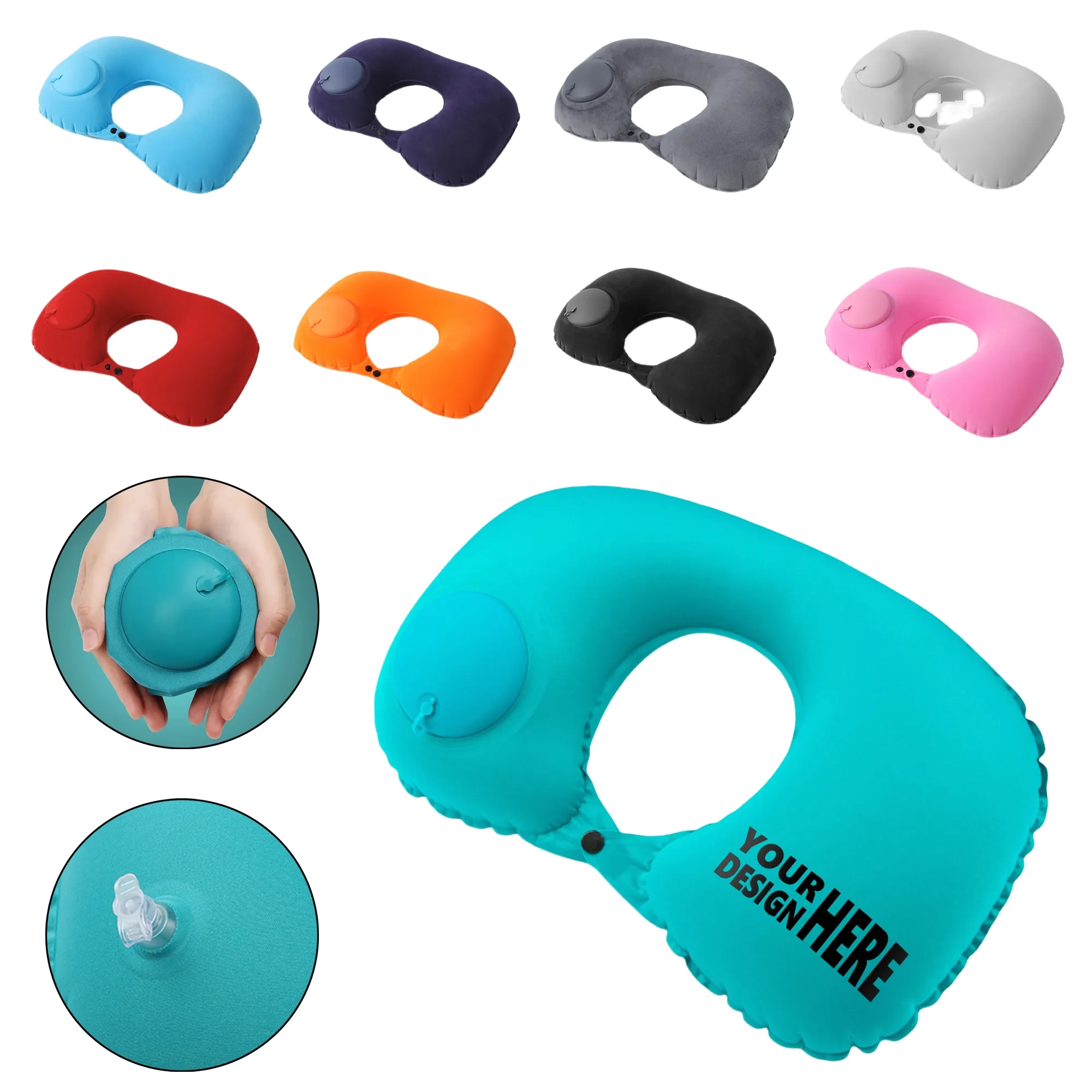 Portable Pressurized Inflatable Pillow