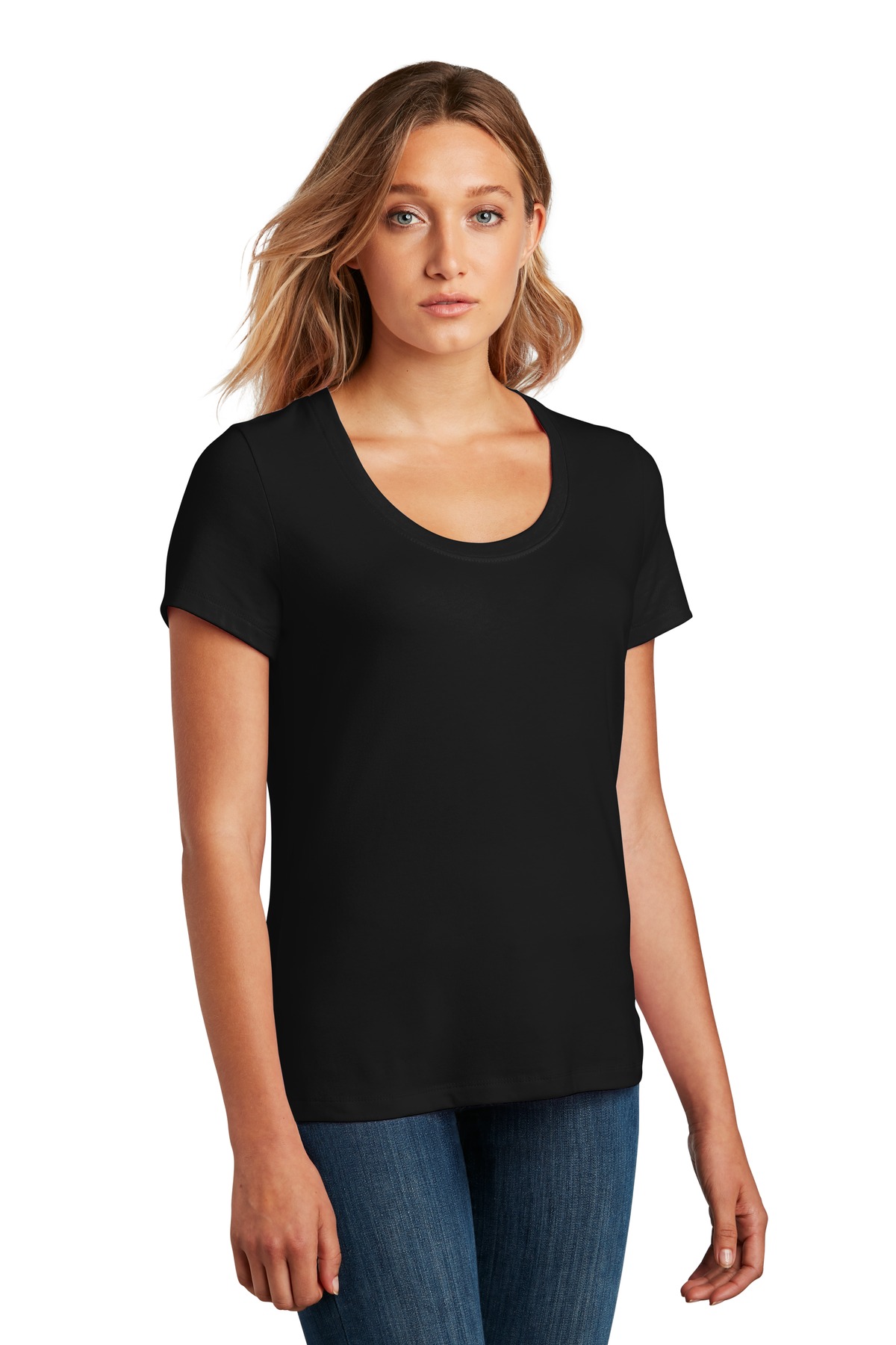 District Women's Flex Scoop Neck Tee DT7501 18