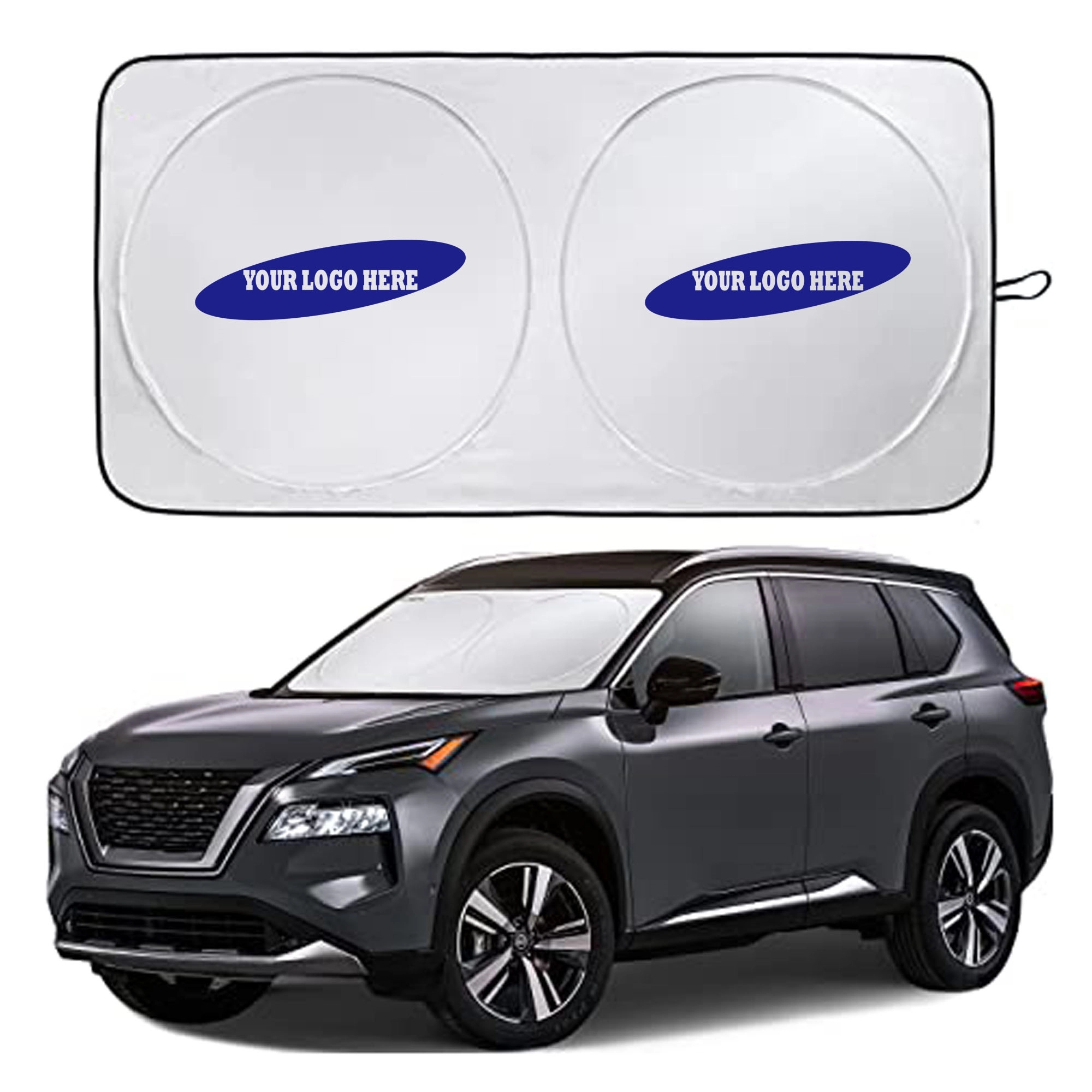 Foldable Double Circle Car Sunshade 3