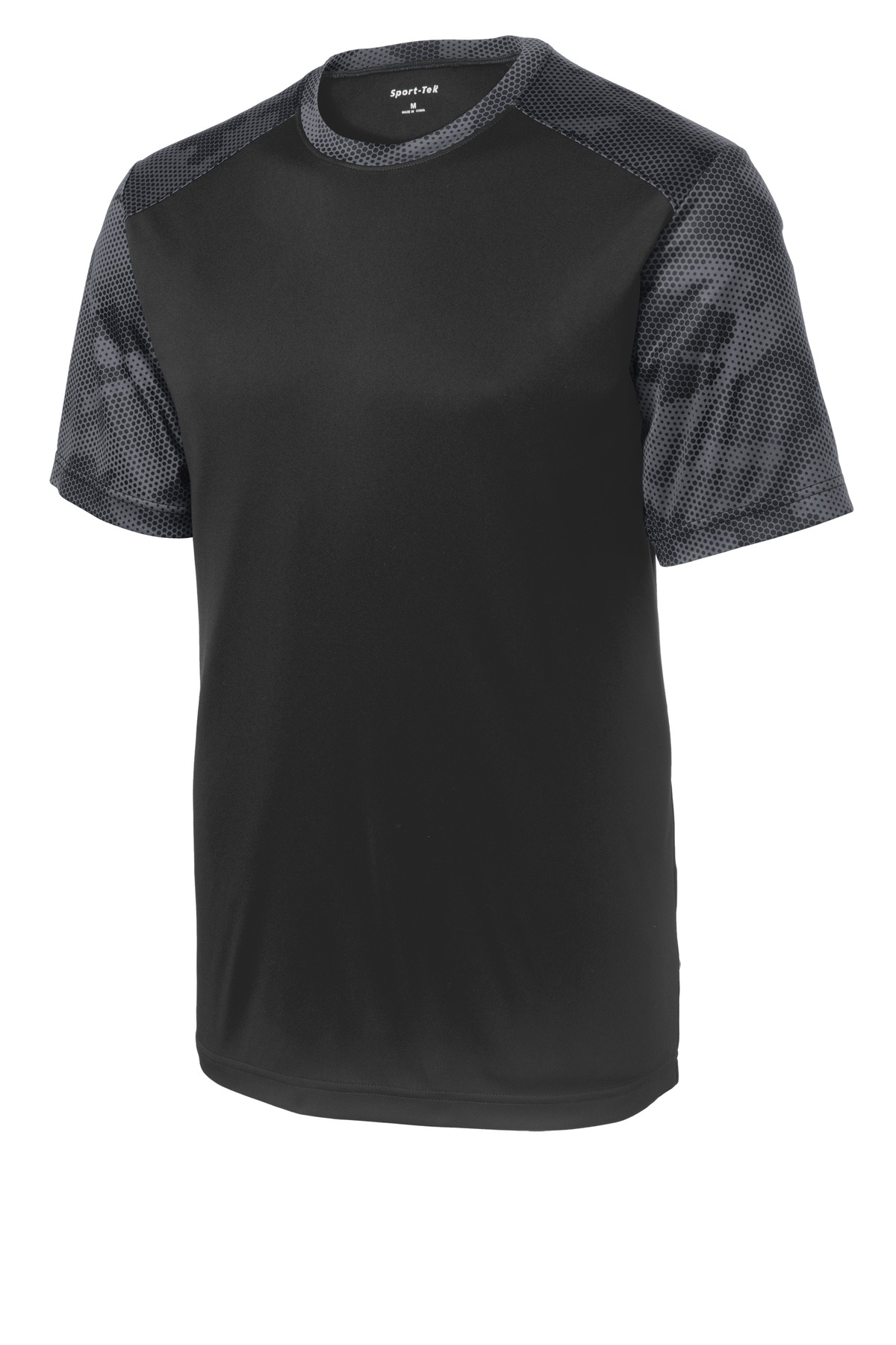 Sport-Tek CamoHex Colorblock Tee. ST371 42