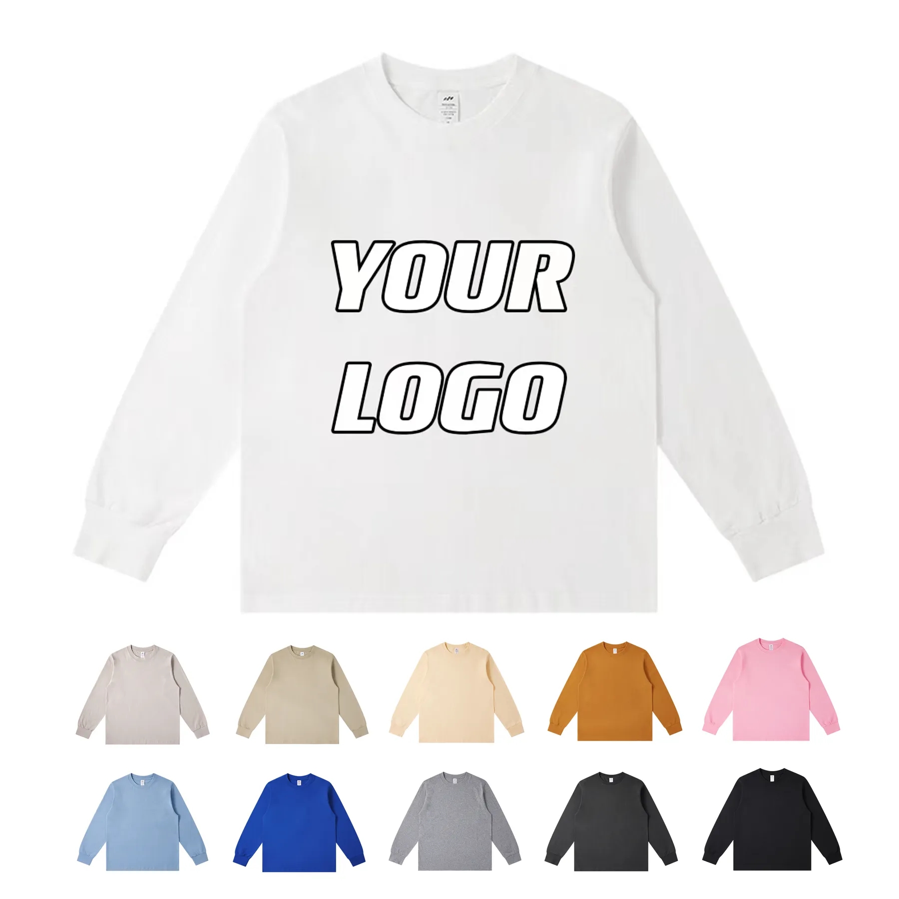 Customizable Advertising Long-Sleeve Tops Pullover, custom hoodie or sweatshirt with logo imprint 6